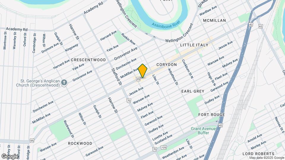 896 Corydon Av Map and Location Details