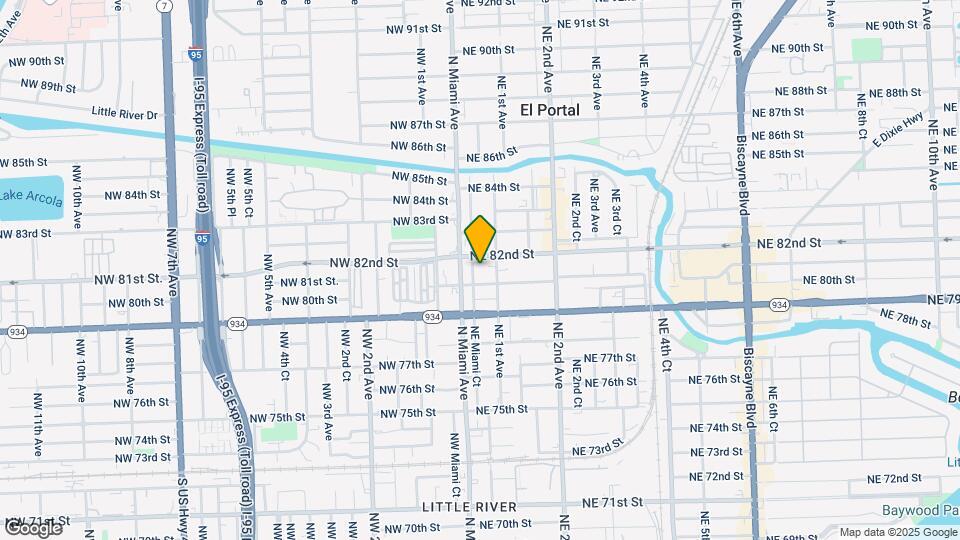 8101 Biscayne Blvd Map and Location Details