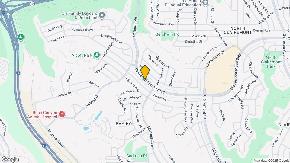 3311 Clairemont Mesa Blvd Map and Location Details