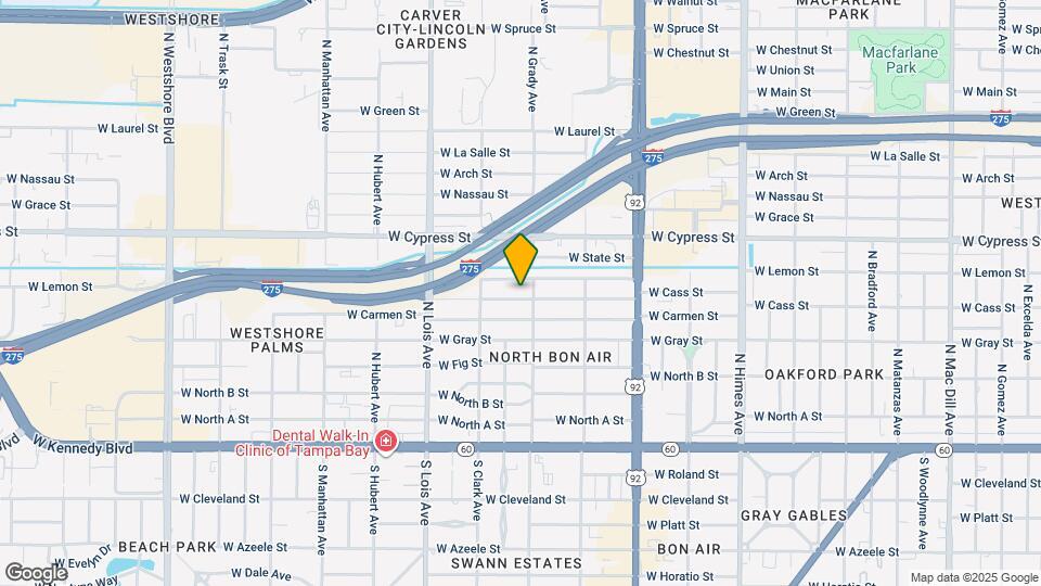 4007 W Cass St Map and Location Details