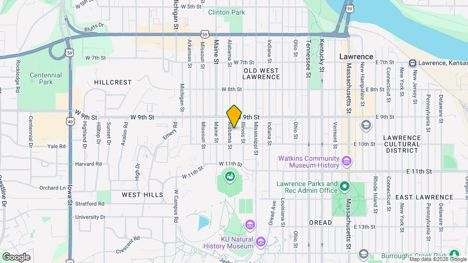 924 Alabama St Map and Location Details