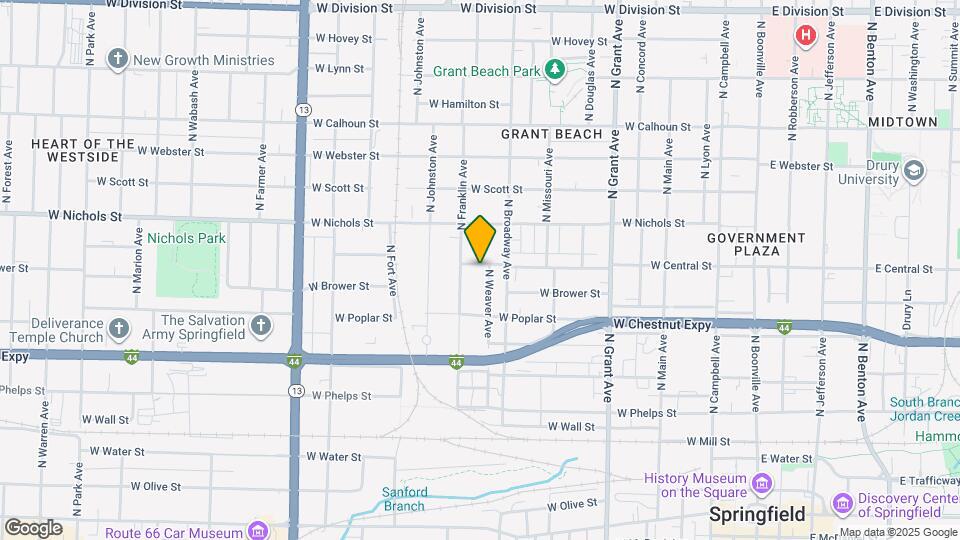 1030 W Central St, Unit B Mapa y Detalles de la Ubicación