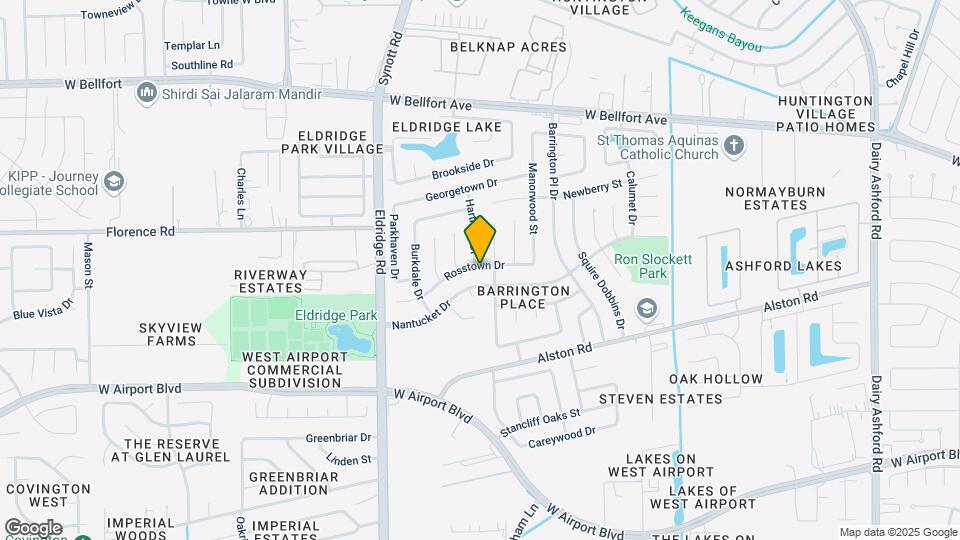 13211 Rosstown Dr Map and Location Details