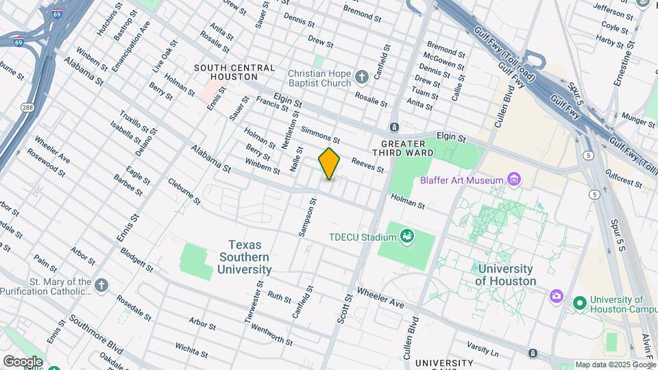 3514 Attucks St Map and Location Details