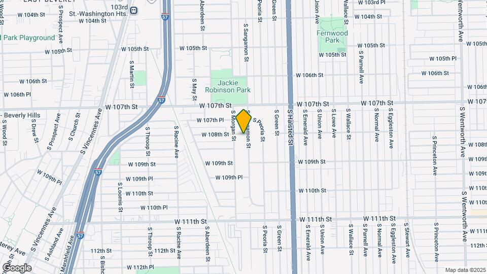 10800 S Sangamon St Map and Location Details