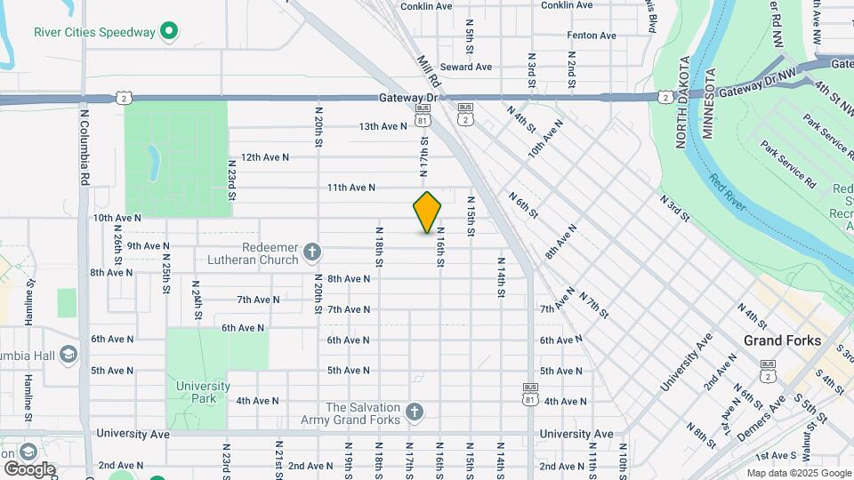 1610 9th Ave N Map and Location Details