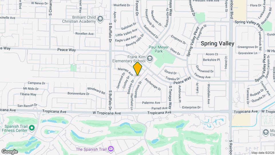 4658 Belshire Dr Map and Location Details