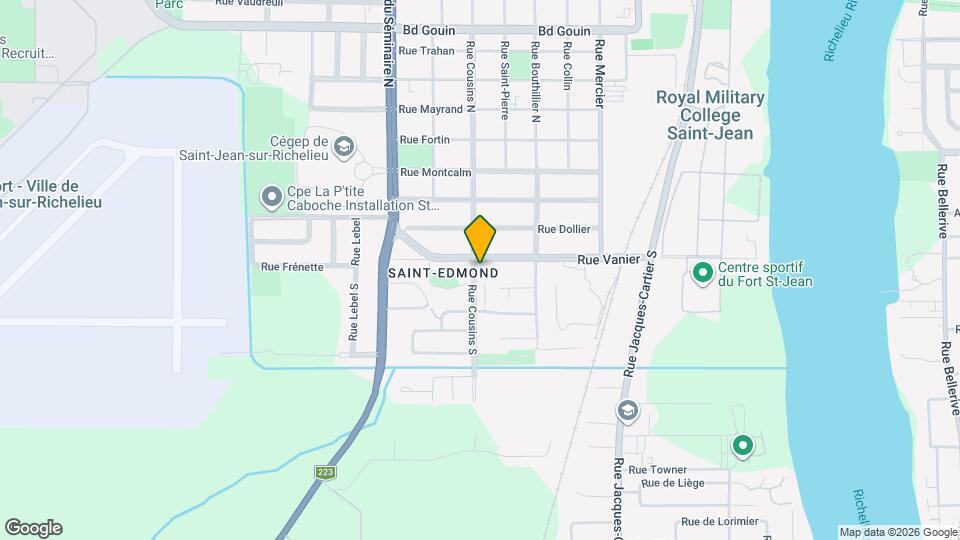 228 Vanier Rue Map and Location Details