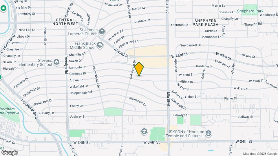 1340 Althea Dr Map and Location Details