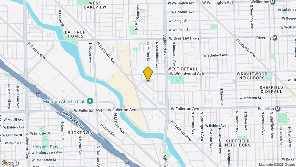 1736 W Altgeld St, Unit CH Mapa y Detalles de la Ubicación