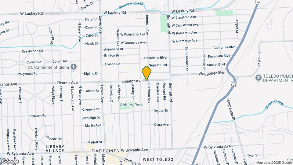 4449 Burnham Ave Mapa y Detalles de la Ubicación