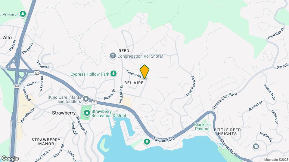 157 Leland Way Map and Location Details