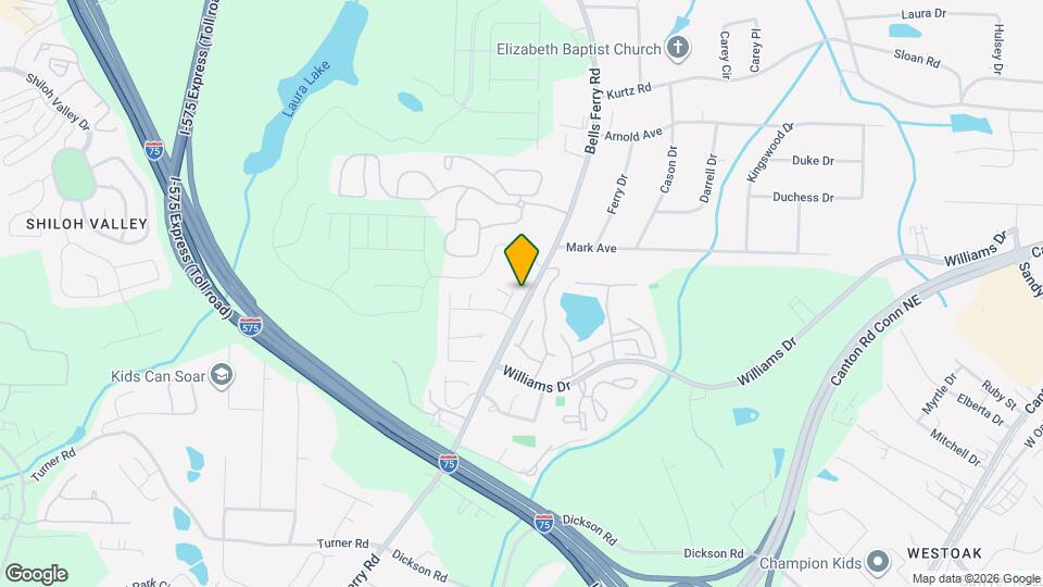 1892 Lakestone Way Map and Location Details