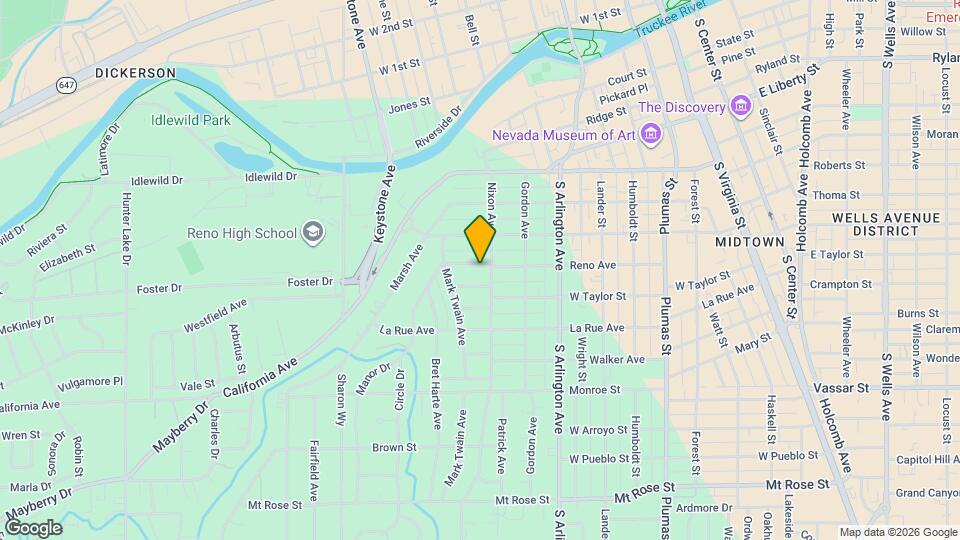 622 Manor Dr Map and Location Details