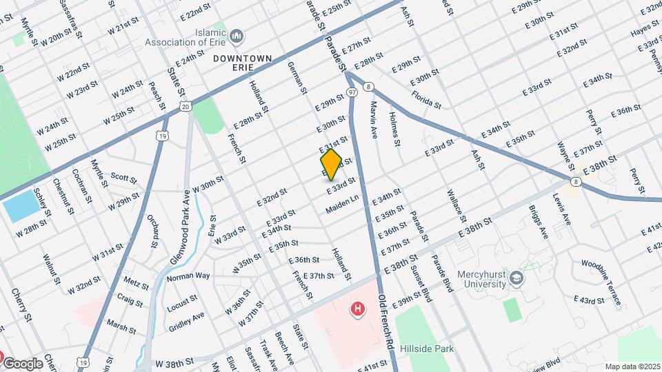 234 E 33rd St Mapa y Detalles de la Ubicación