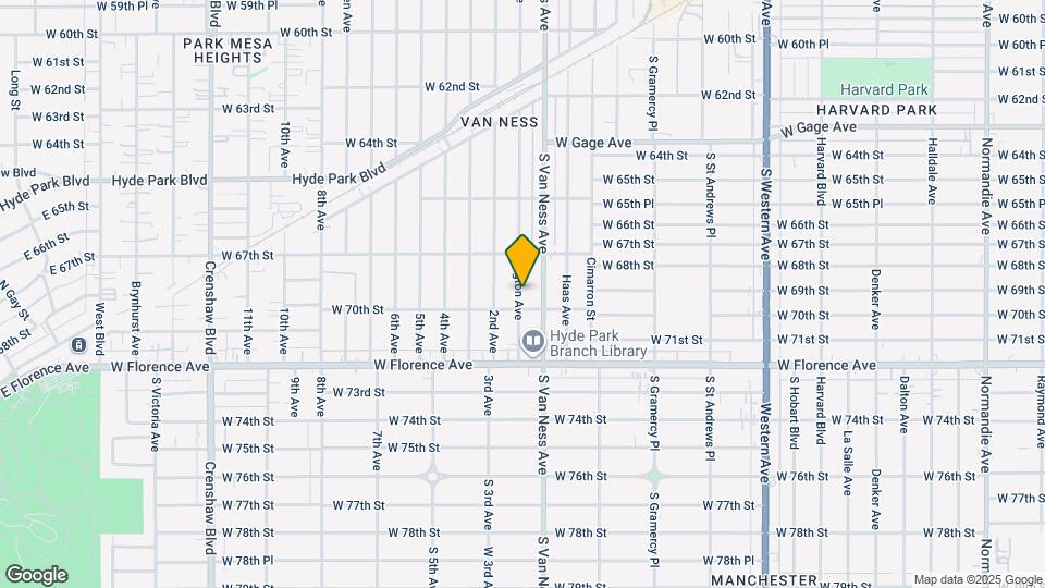 6744 Arlington Ave Mapa y Detalles de la Ubicación