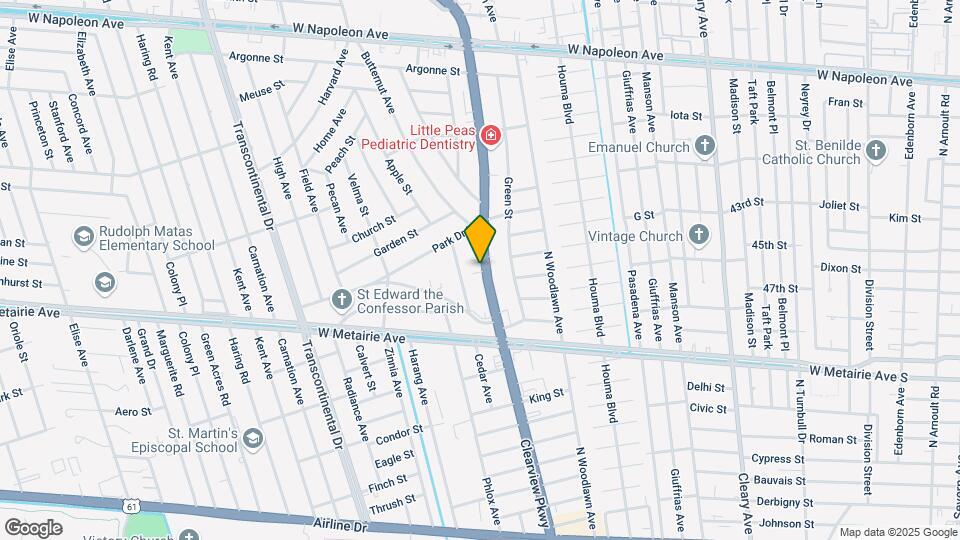 1208 Clearview Pkwy Mapa y Detalles de la Ubicación