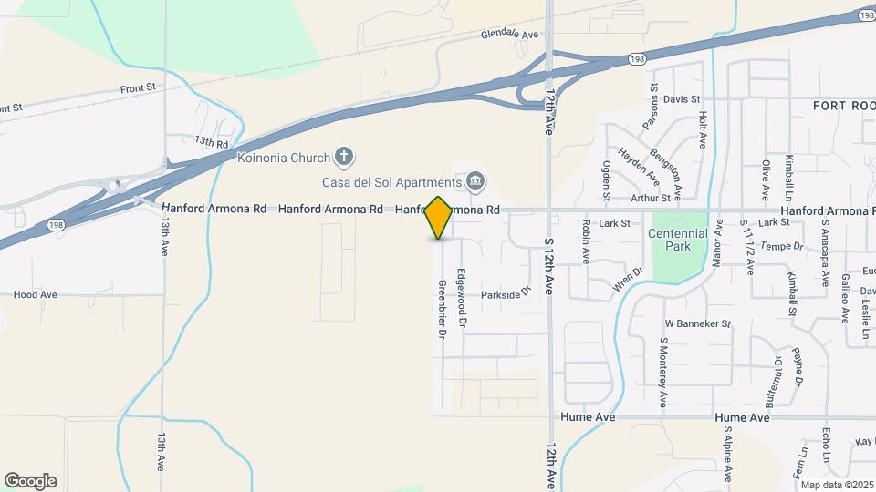 1104 Greenbrier Dr Map and Location Details