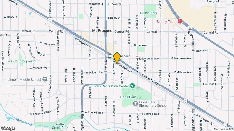 105 E Prospect Ave, Unit C Map and Location Details