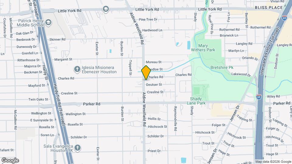 10338 Aldine Westfield Rd Map and Location Details