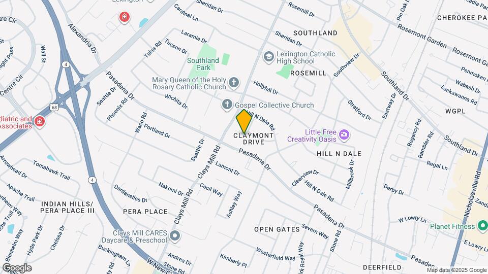 549 Claymont Dr Map and Location Details