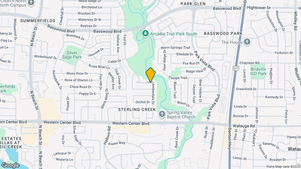 5020 Glenscape Trail Map and Location Details