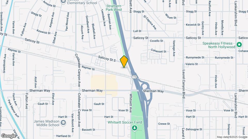 11966 Saticoy St Map and Location Details