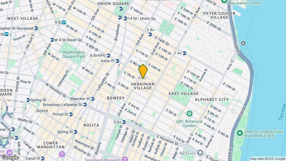 51 E 7th St Mapa y Detalles de la Ubicación