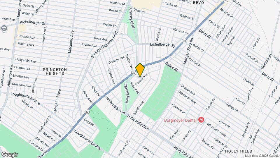 5847 Goener Ave Map and Location Details