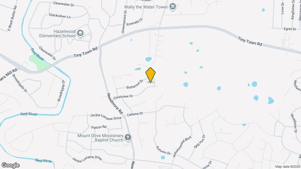 1729 Crestview Dr Map and Location Details