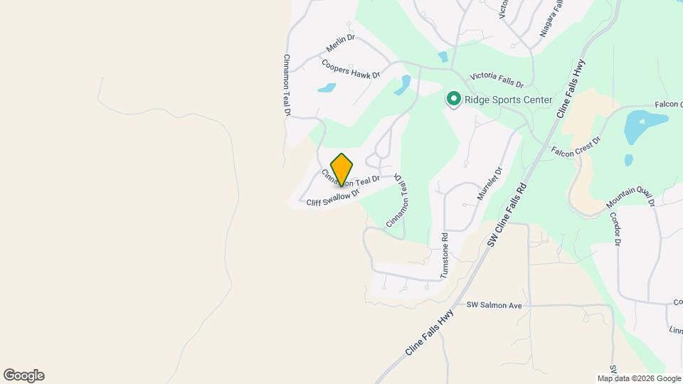 8801 Cliff Swallow Dr Map and Location Details