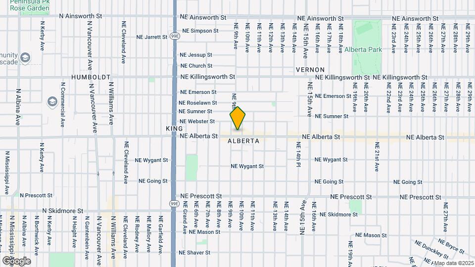 919 NE Alberta St Map and Location Details