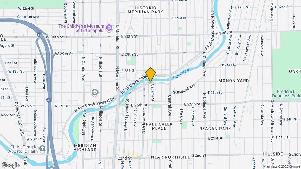 241 E Fall Creek Parkway South Dr Mapa y Detalles de la Ubicación