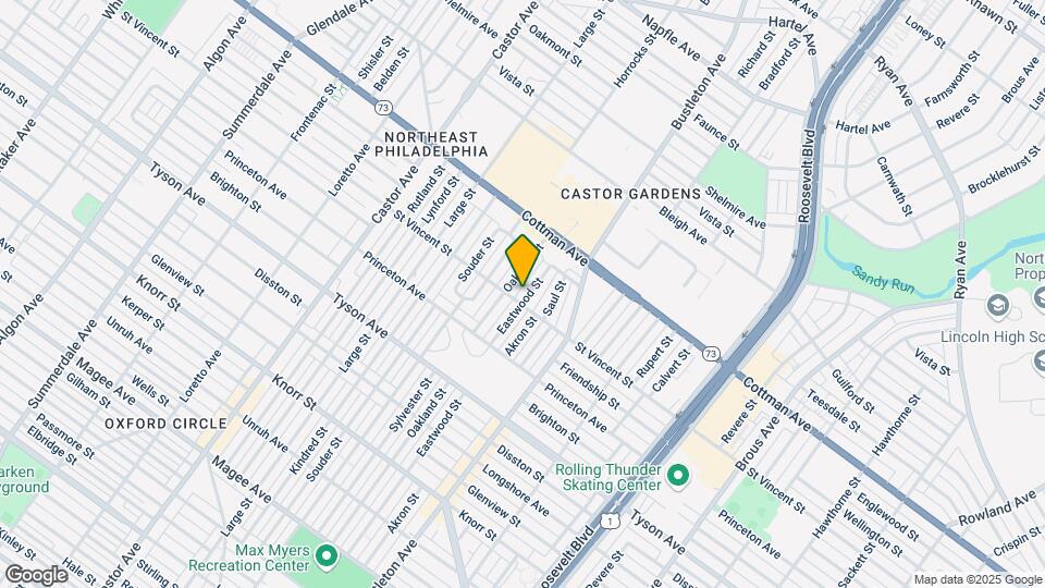 7208 Eastwood St Map and Location Details