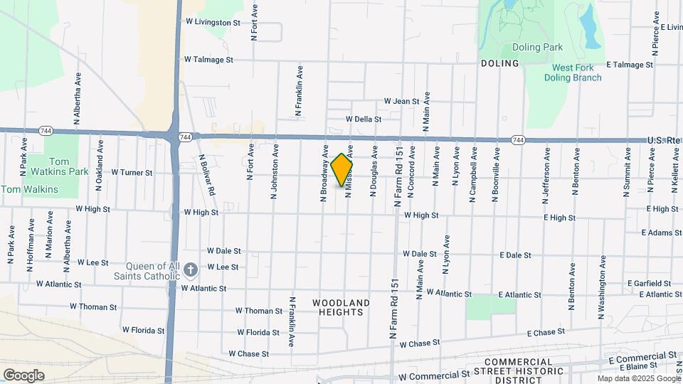2237 N Missouri Ave Map and Location Details