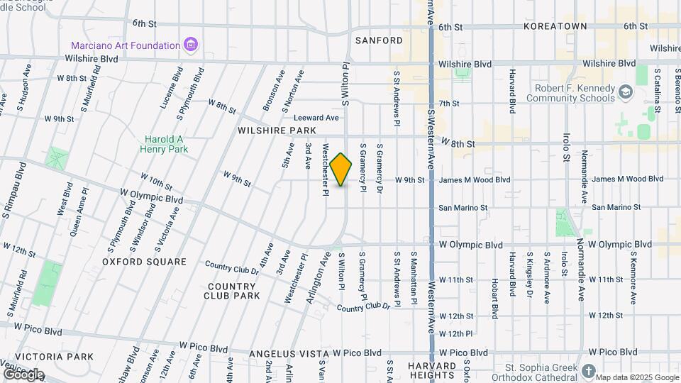 913 S Wilton Pl Map and Location Details