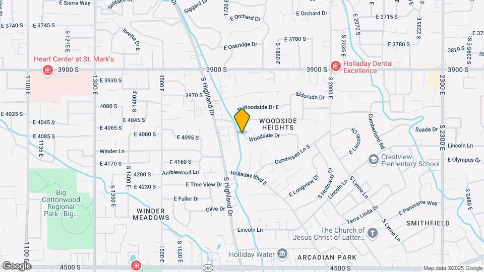 1766 E S Woodside Dr, Unit 6 Map and Location Details