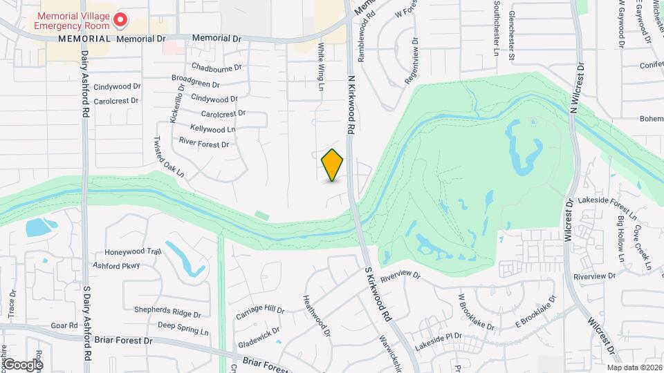 14115 River Forest Dr Map and Location Details