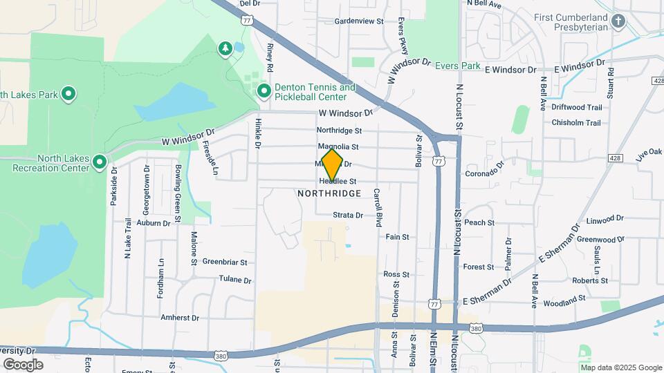 521 Headlee St Map and Location Details