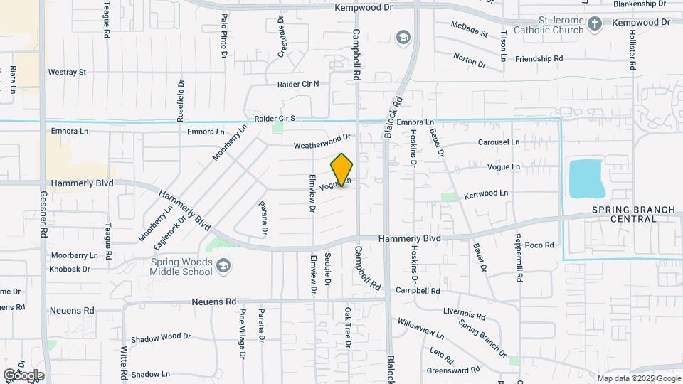9510 Vilven Ln Map and Location Details