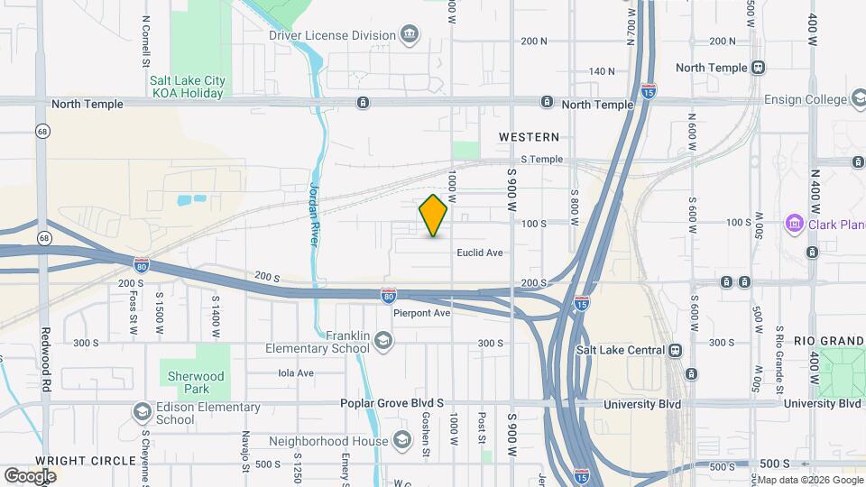 1020 Euclid Ave Map and Location Details