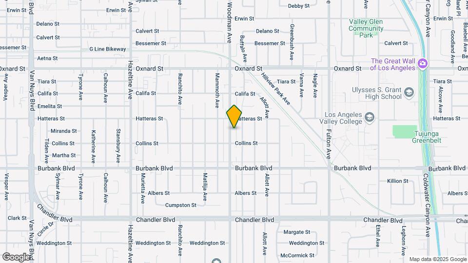 5726 Woodman Ave, Unit 04 Mapa y Detalles de la Ubicación