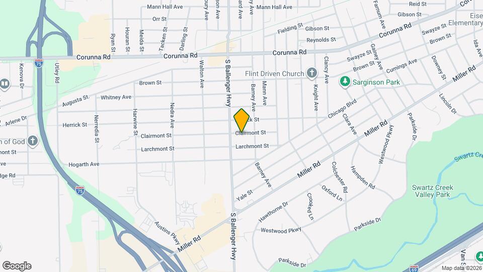 3501 Clairmont St Map and Location Details