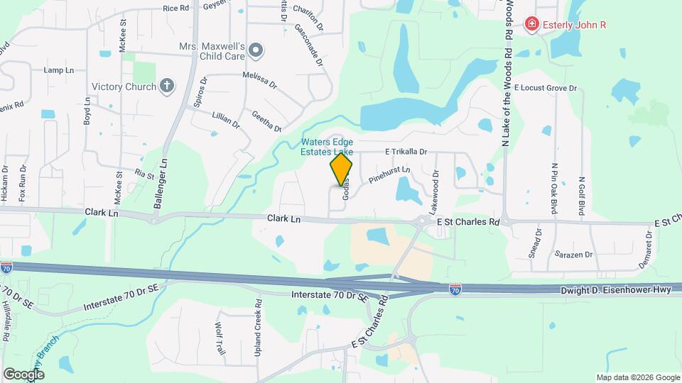 1325 Godas Cir Map and Location Details