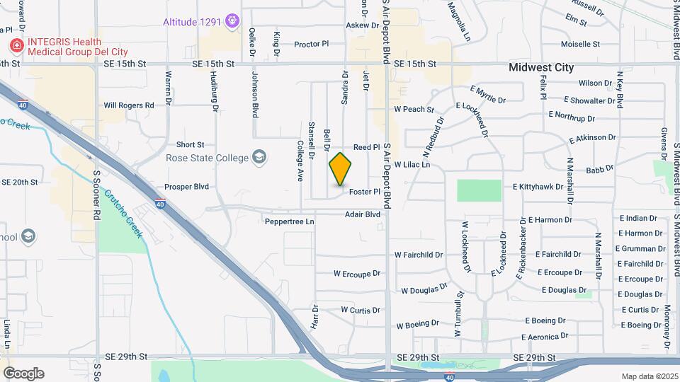 801 Sandra Dr Map and Location Details