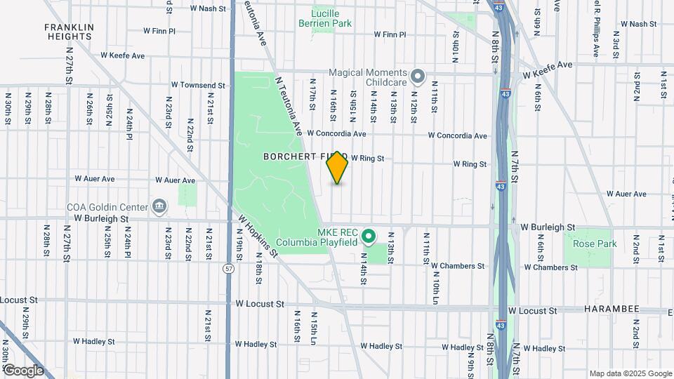 3166 N 16th St Map and Location Details