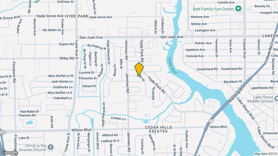 2204 Tegner Dr Map and Location Details