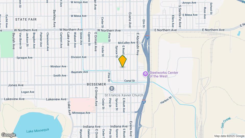 1543 E Routt Ave Map and Location Details