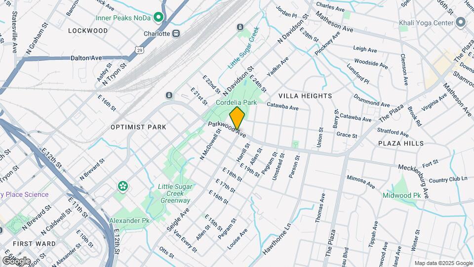 830 Parkwood Ave Map and Location Details