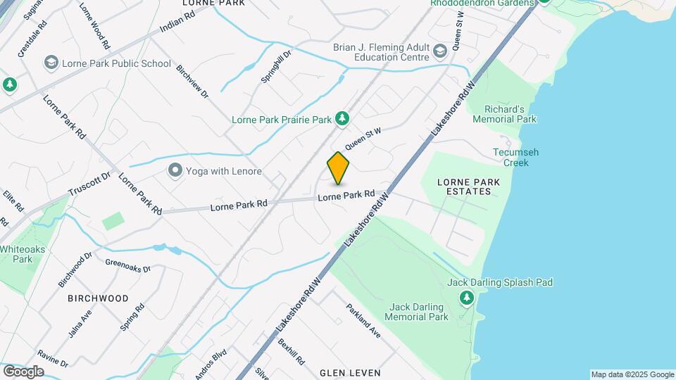 1063 Lorne Park Rd Map and Location Details